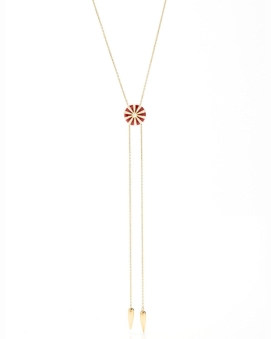 Mila Sun Cravate, Red Enamel