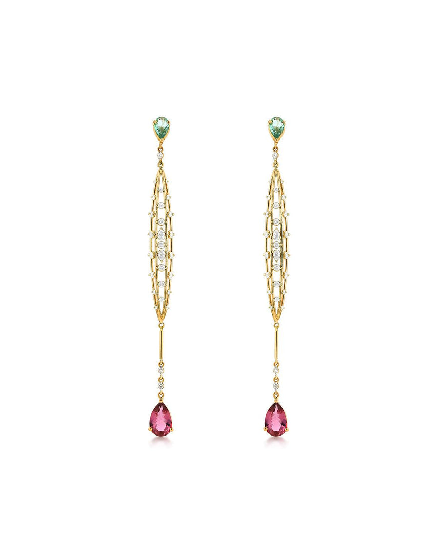 Small Liquid Drop Earrings