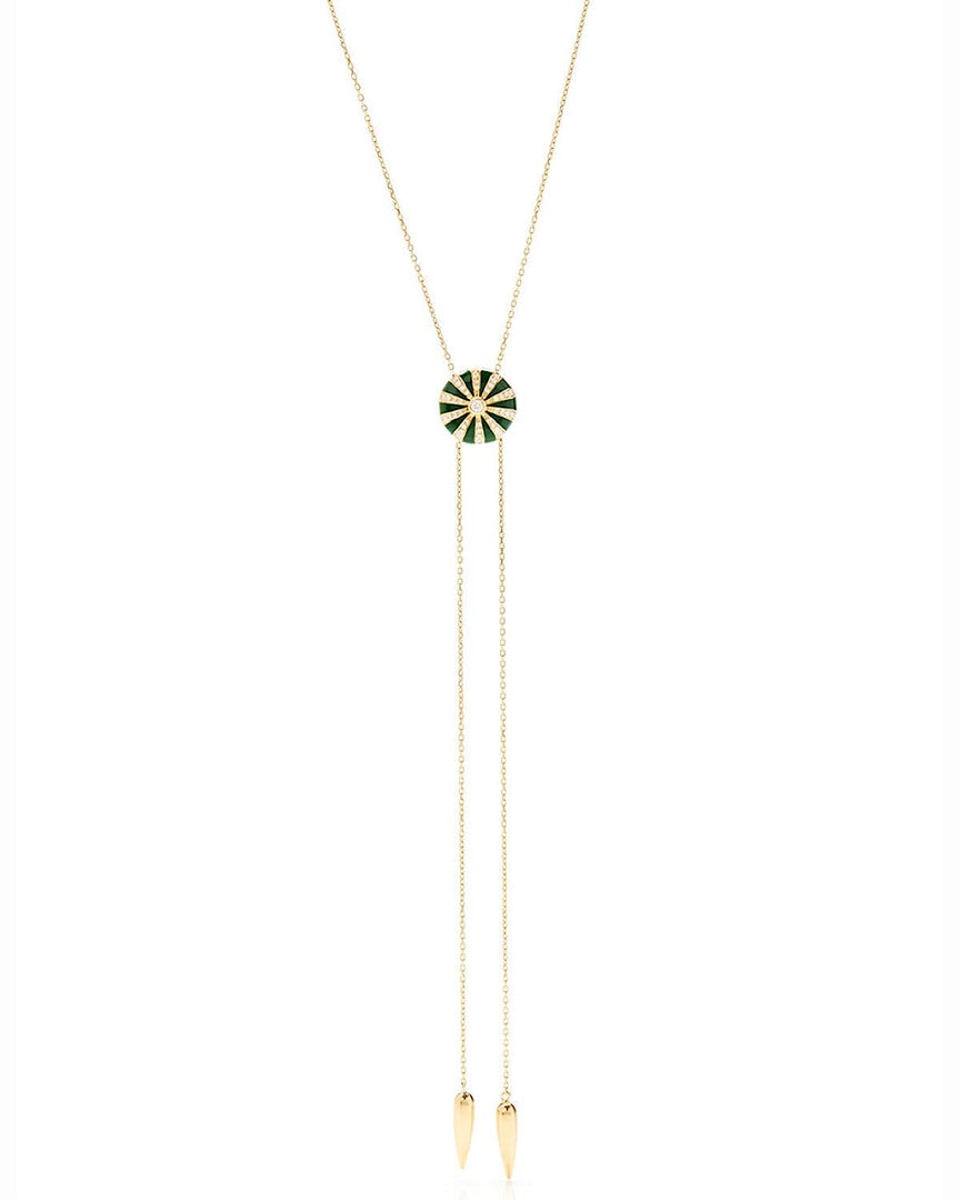 Mila Sun Cravate, Green Enamel