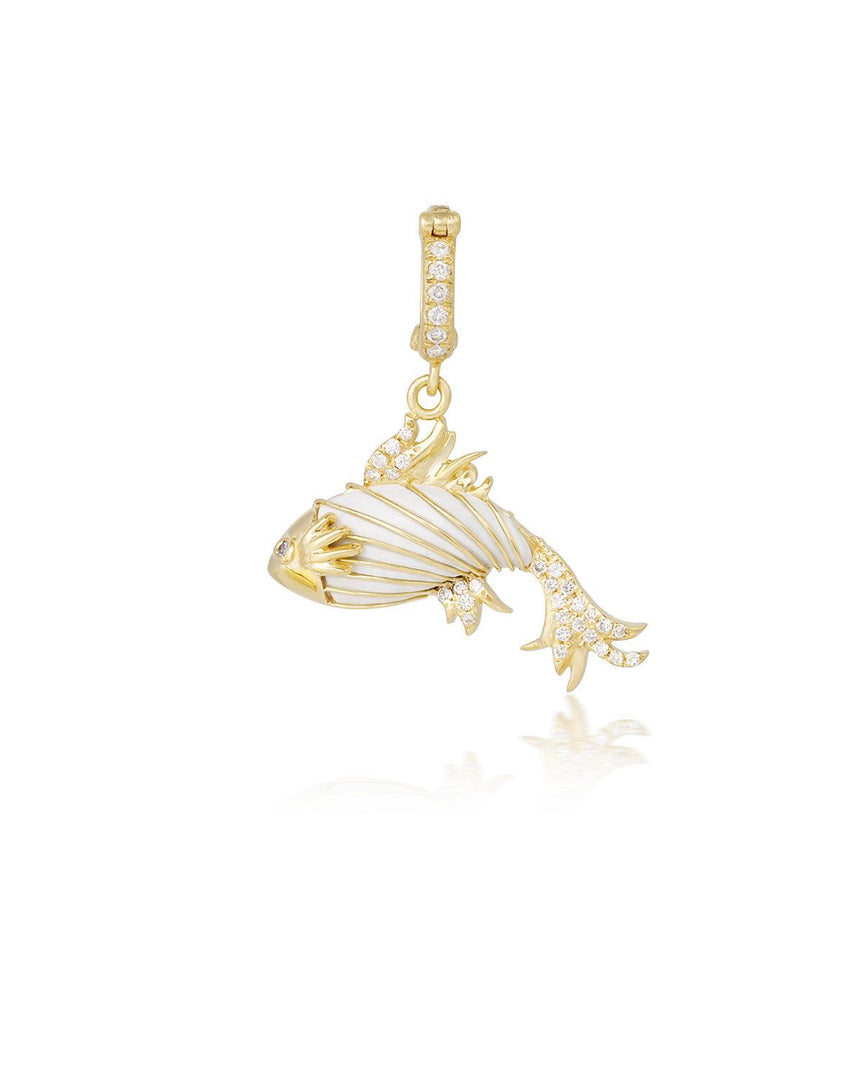 Pisces Pendant - Yellow Gold