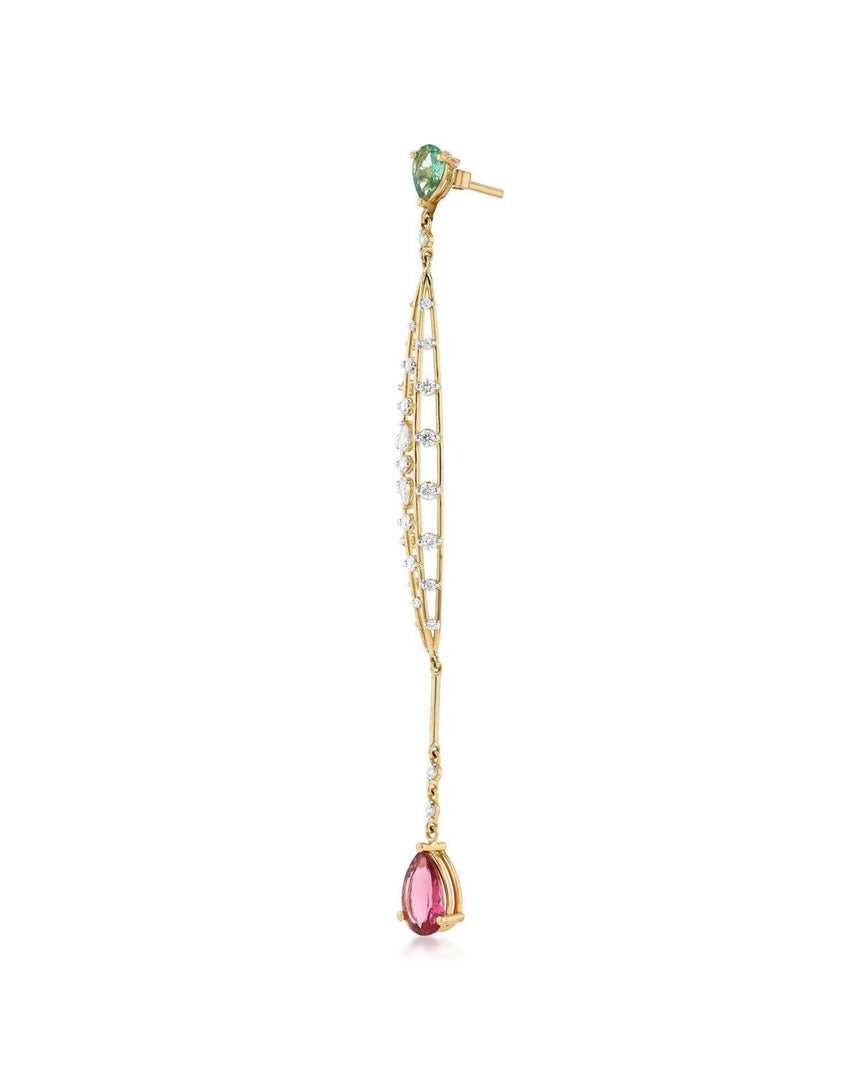 Small Liquid Drop Earrings