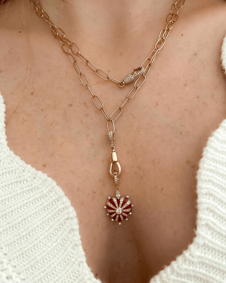 Small Hook Pendant Gold