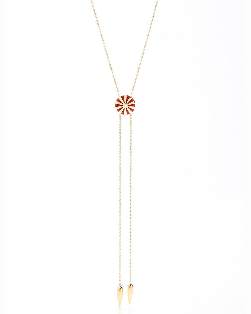 Mila Sun Cravate, Red Enamel