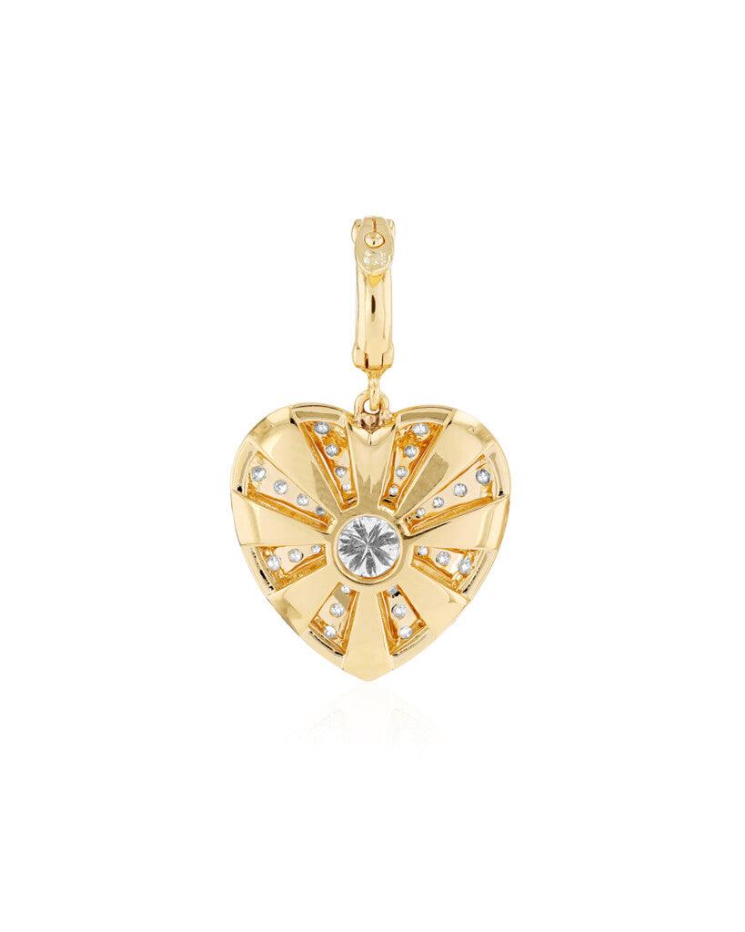 All Gold Medium Mila Heart Pendant