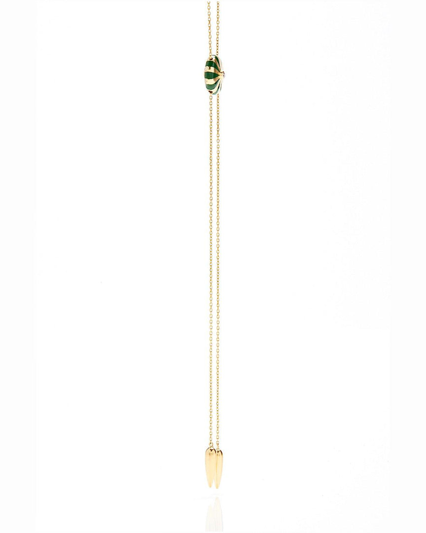 Mila Sun Cravate, Green Enamel