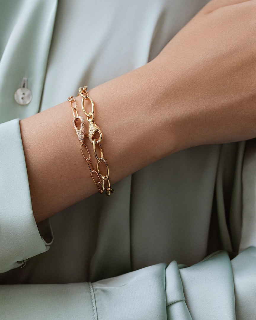 Small Diamond Hook Bracelet