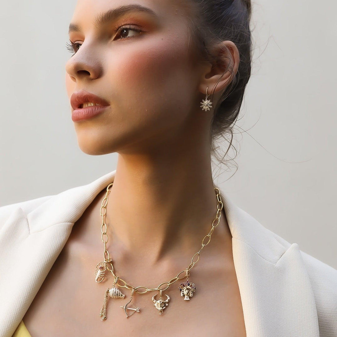 Sagittarius Pendant - Yellow Gold