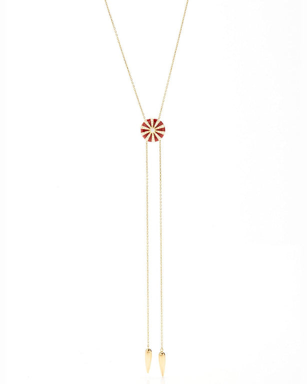 Mila Sun Cravate, Red Enamel