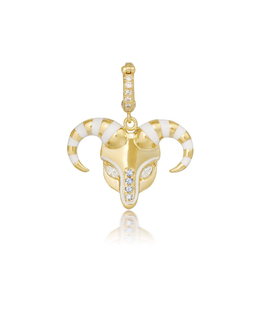 Aries Pendant - Yellow Gold