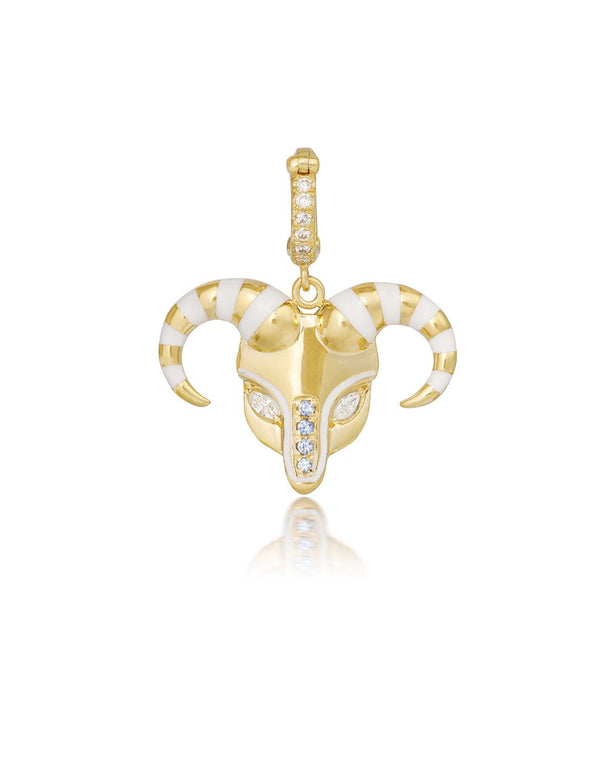 Aries Pendant - Yellow Gold