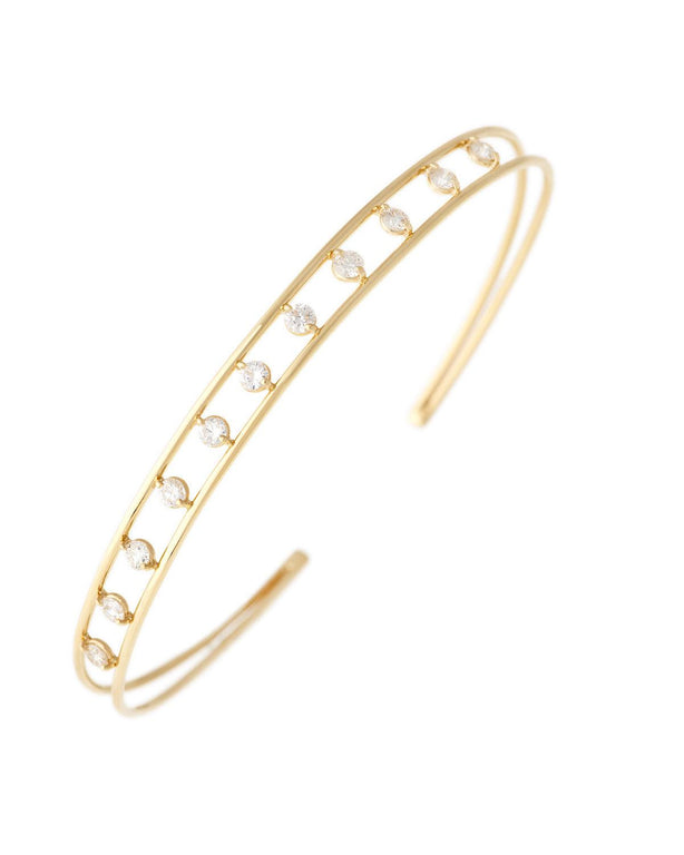 11 Diamonds Bracelet - Yellow Gold