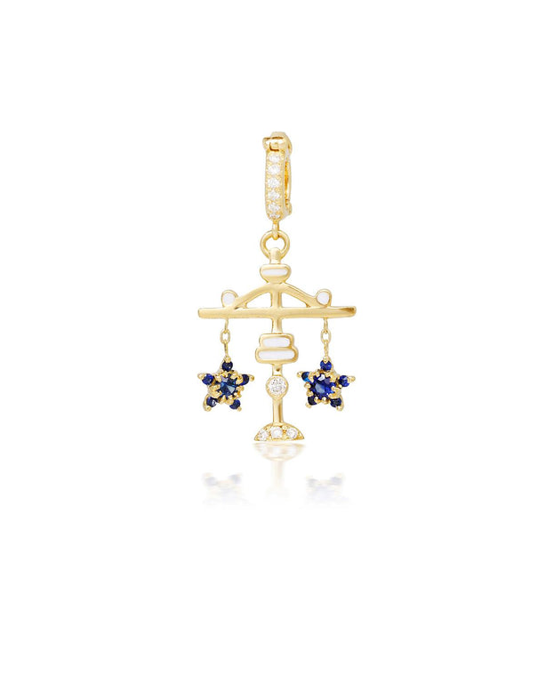 Libra Pendant- Yellow Gold