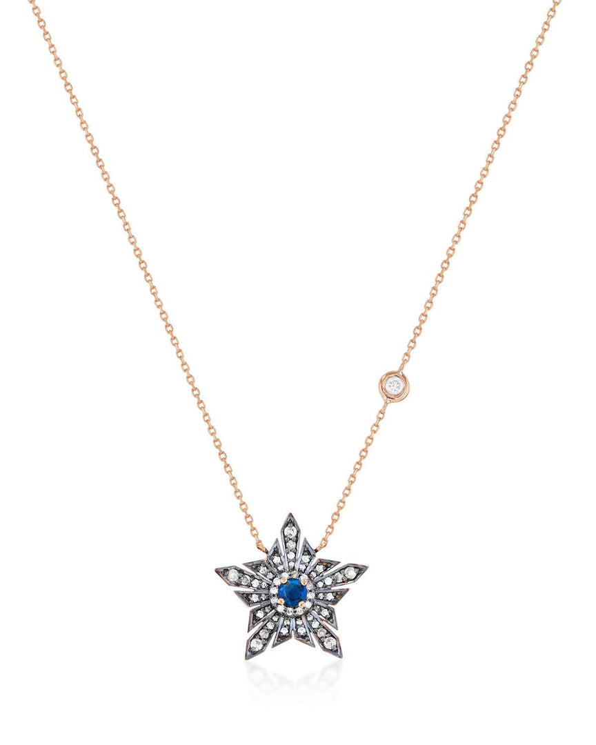 Star Necklace- Yellow Gold