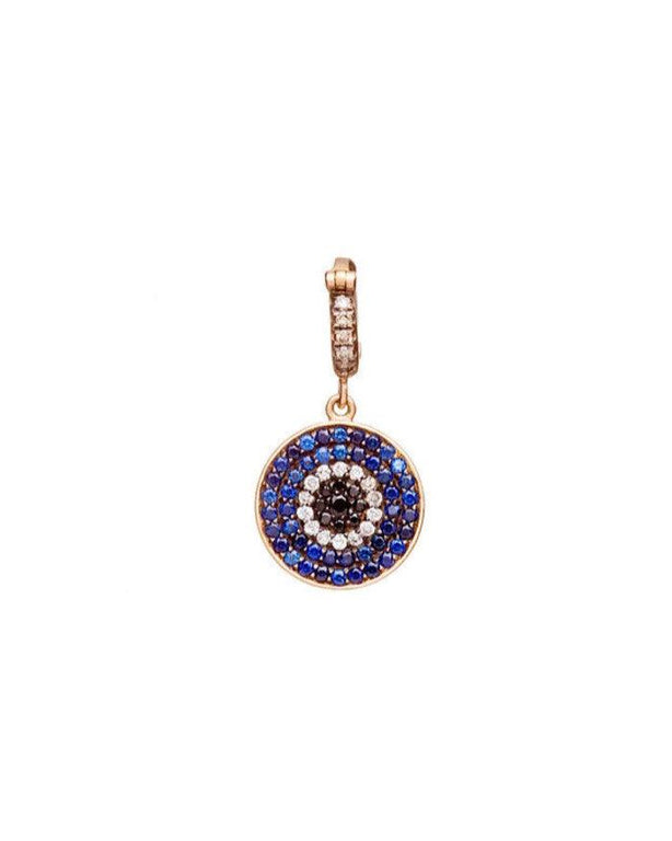 Evil Eye Pendant - Yellow Gold