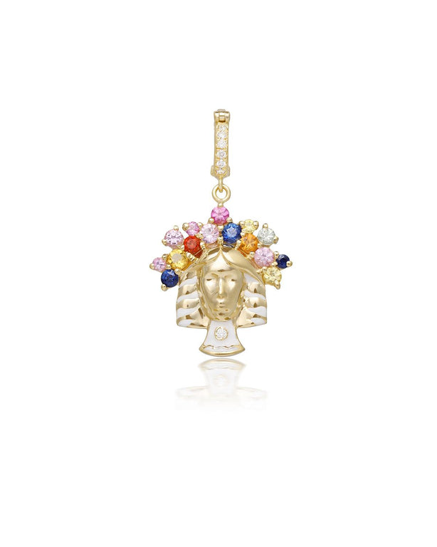 Virgo Pendant - Yellow Gold