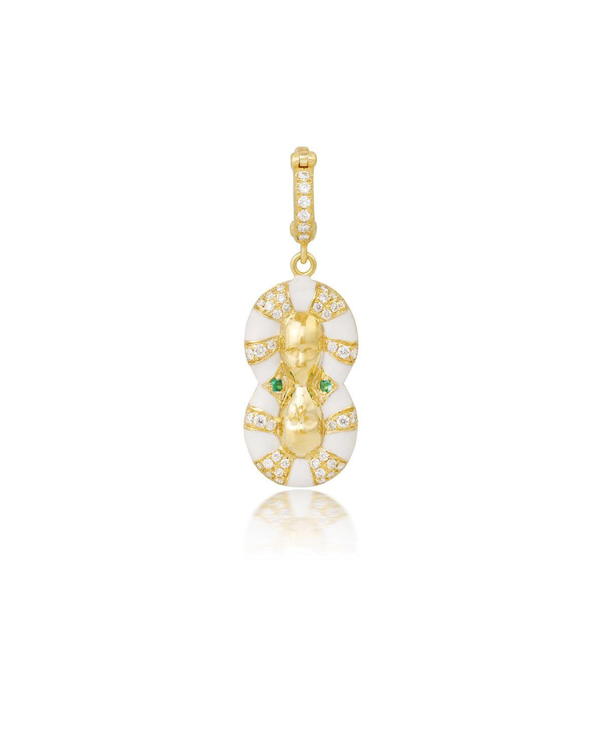 Gemini Pendant - Yellow Gold