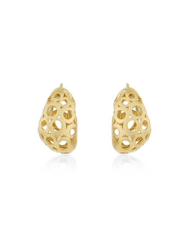 Muse Earrings Size 2- Yellow Gold