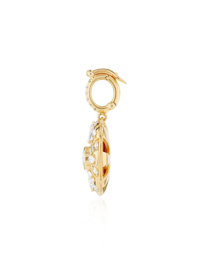 All Gold Medium Mila Heart Pendant