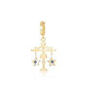 Libra Pendant- Yellow Gold