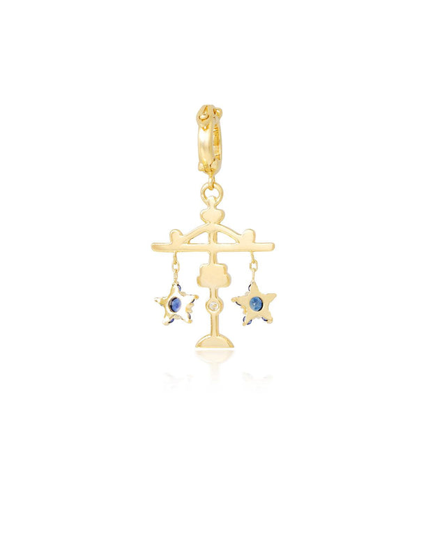 Libra Pendant- Yellow Gold