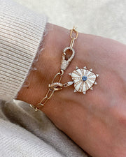 Small Diamond Hook Bracelet