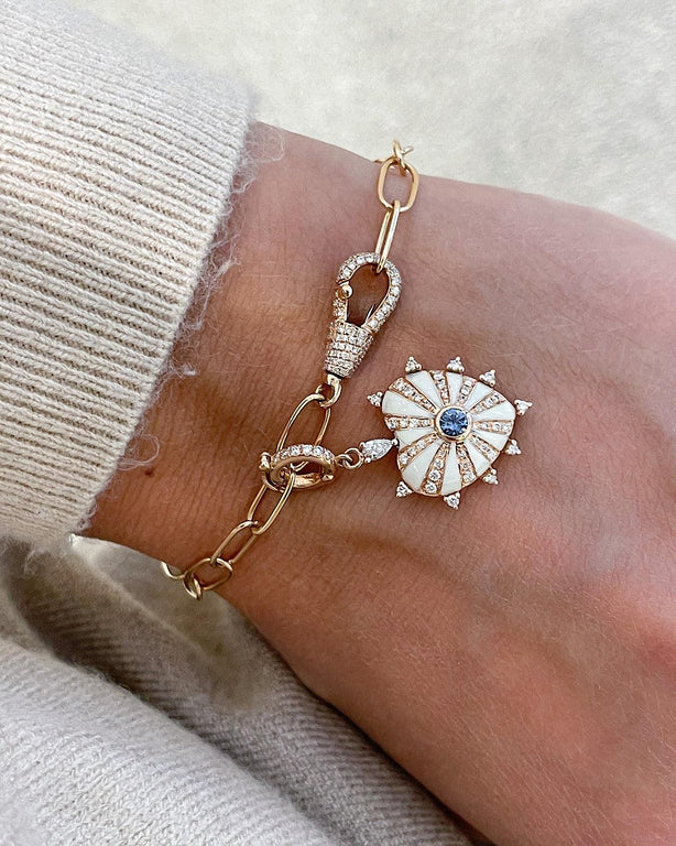 Small Diamond Hook Bracelet