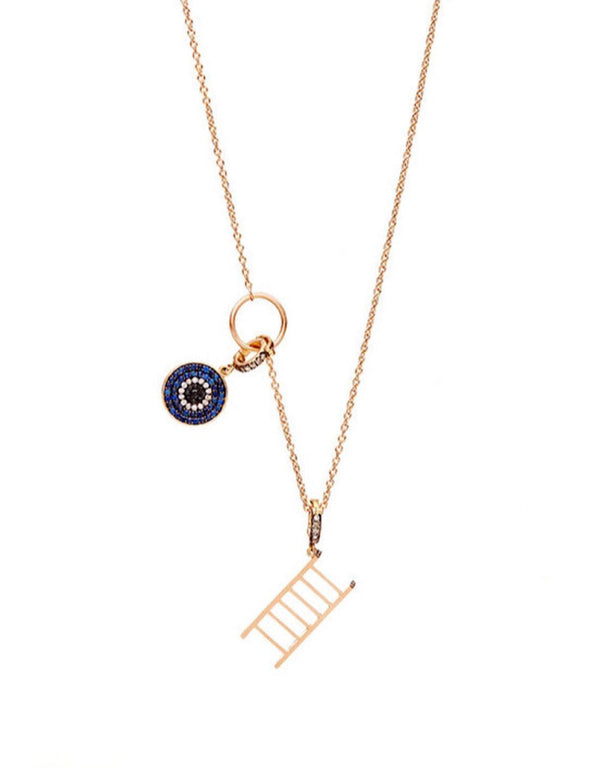 Evil Eye Pendant - Yellow Gold