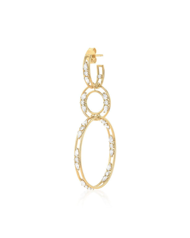 Light Earrings - Yellow Gold