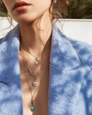 Mini Mila Heart Necklace - Yellow Gold