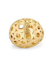 Muse Brushed Gold Ring