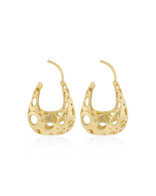 Muse Earrings Size 2- Yellow Gold