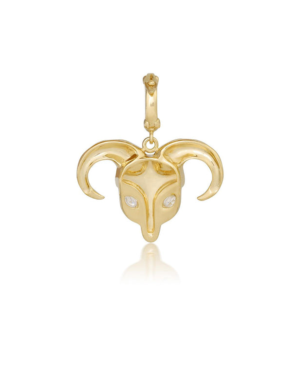 Aries Pendant - Yellow Gold