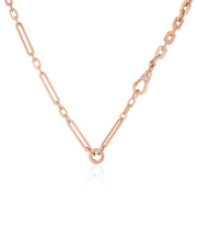 Chunky Chain- 2 Rows Diamond Lock