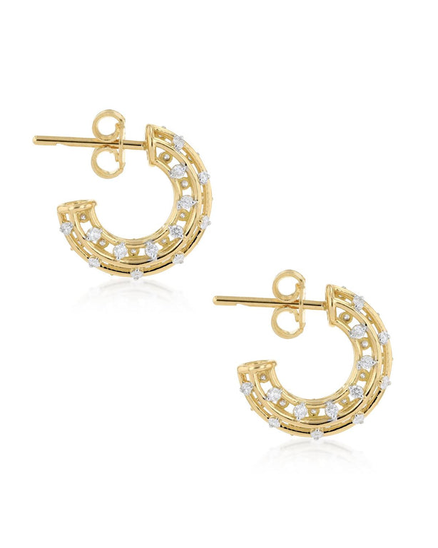 Cage Hoop Earrings Size 1