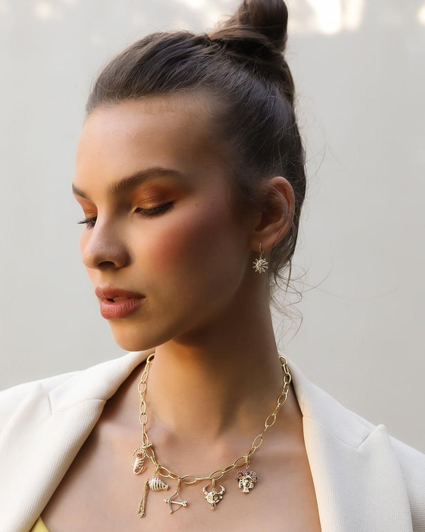 Virgo Pendant - Yellow Gold