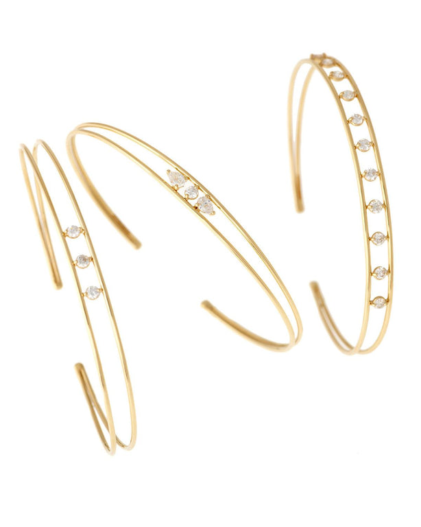 Pear & Round Diamond Bracelet