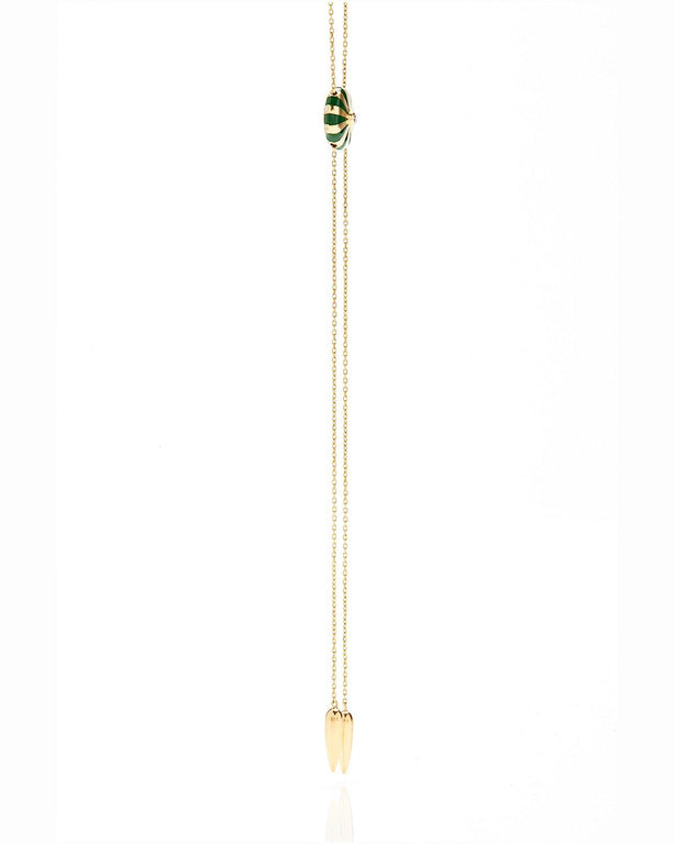 Mila Sun Cravate, Green Enamel