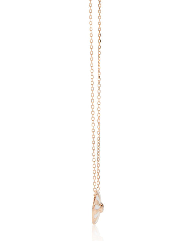 Mini Mila Sun Necklace - Yellow Gold