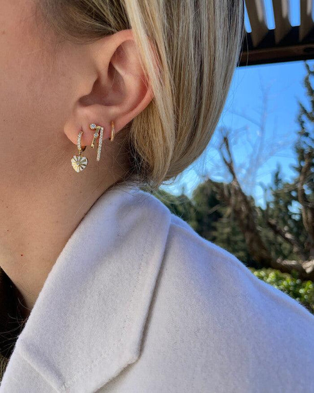 3 in 1 Earrings All Gold