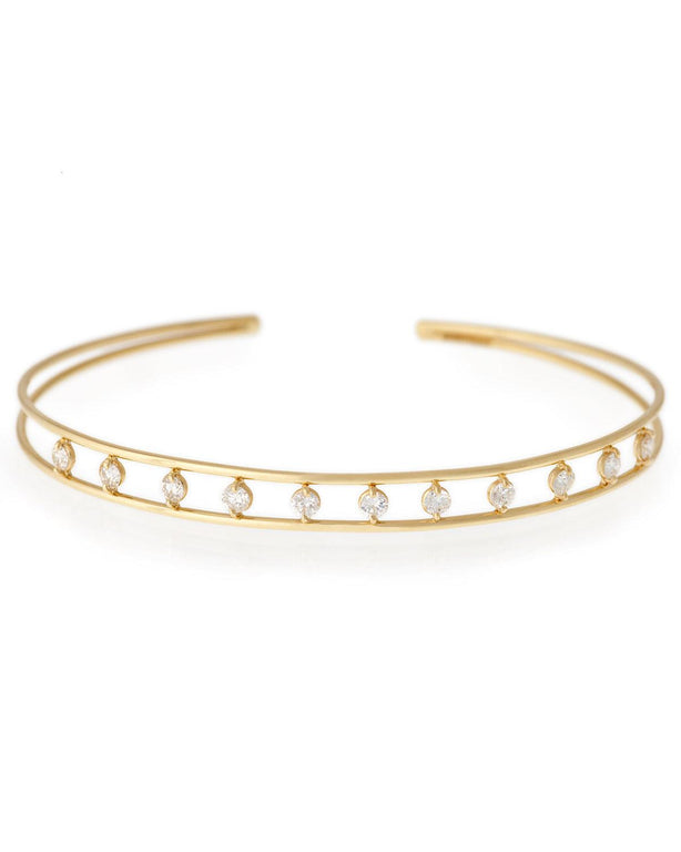 11 Diamonds Bracelet - Yellow Gold