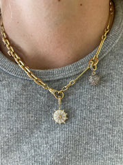 Brown Diamond Heart Pendant