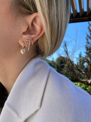 Mini Mila Heart Earrings