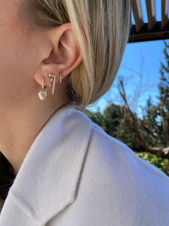 Mini Mila Heart Earrings