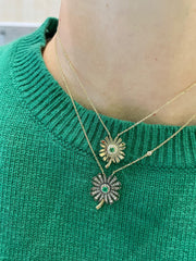 Gold Clover Necklace - Yellow Gold