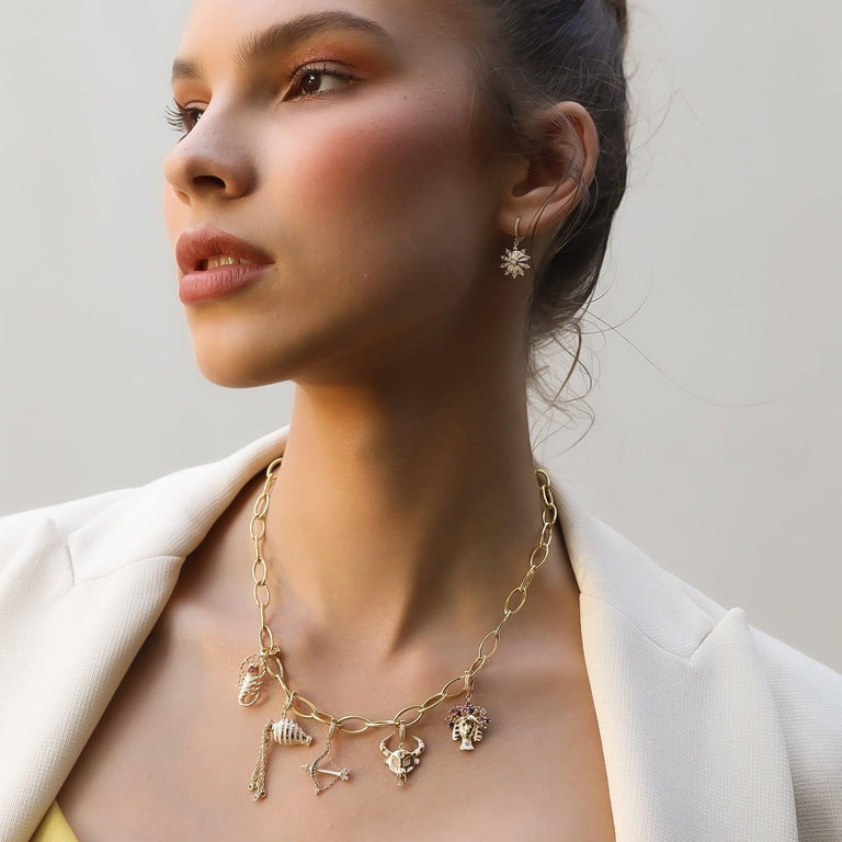 Sagittarius Pendant - Yellow Gold