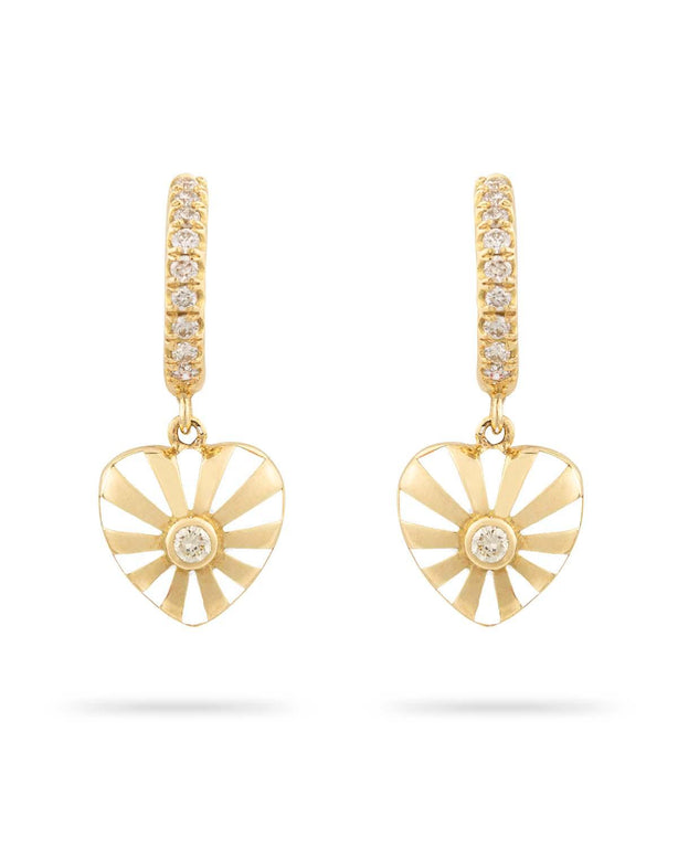 Mini Mila Heart Earrings