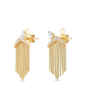 Merveilles Fringe Earrings Short